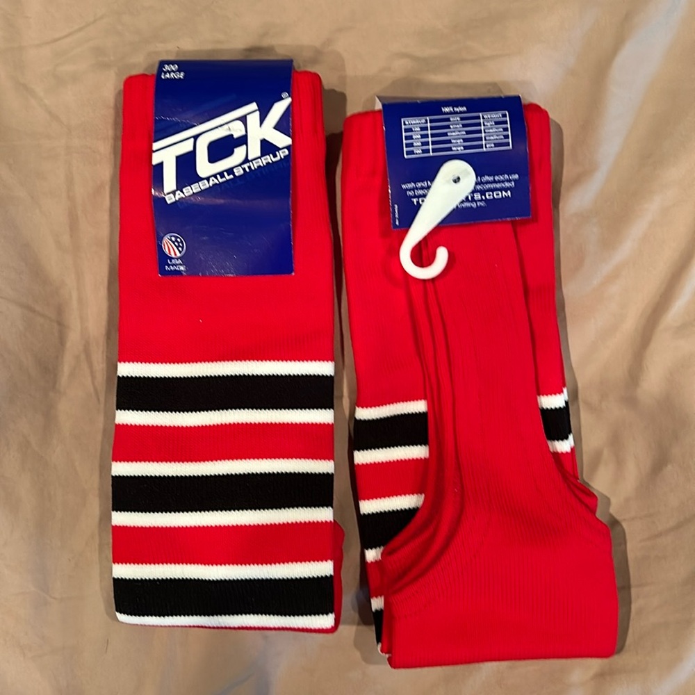 Baseball stirrup socks